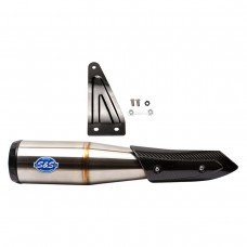 S&S Grand National Slip-On Exhaust for the Indian FTR 1200 (Flat Track Racer)